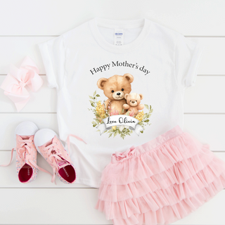 Adorable Personalised Children's Mother's Day T-Shirt
