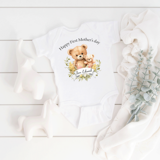 Adorable Personalised Children's Mother's Day Baby Vest