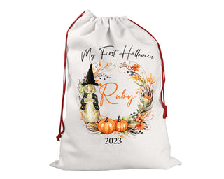 Personalised halloween bag
