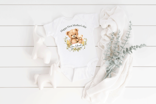 Adorable Personalised Children's Mother's Day Baby Vest