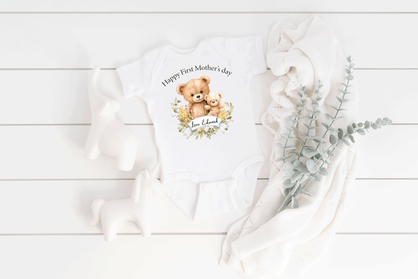 Adorable Personalised Children's Mother's Day Baby Vest