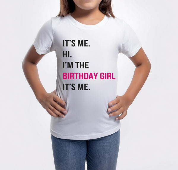 Personalised Swiftie birthday t-shirt for girls