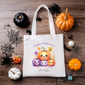 Pumpkin Design Halloween Tote Bag