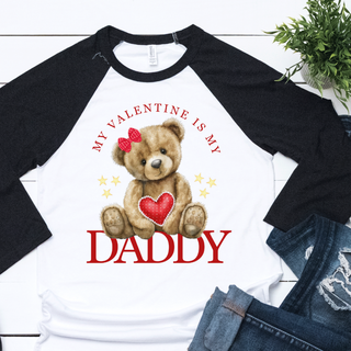 Adorable Children's Valentine's Day T-Shirt with a cute bear design. 