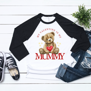 Cute Bear Valentine's Day T-Shirt for Kids