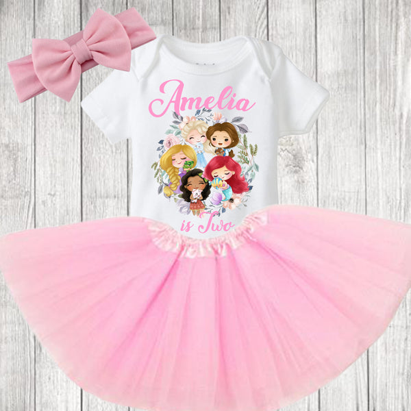 Disney princess birthday outlet tutu outfits