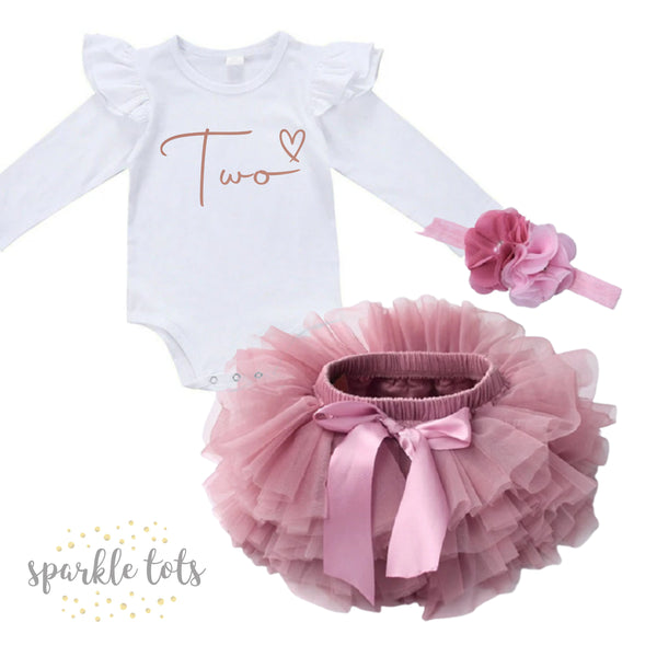 Girls 2nd birthday outfit