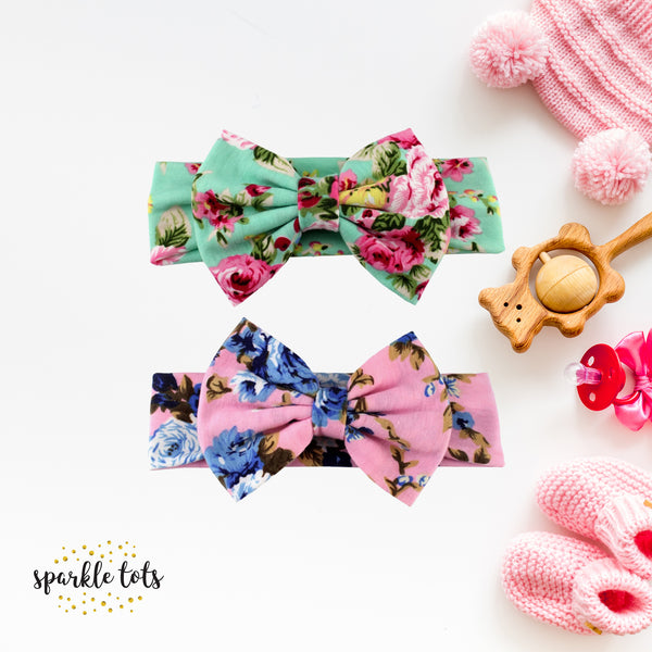 Girls floral headband