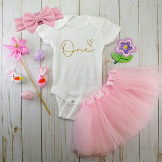 Girls 1st birthday outfit