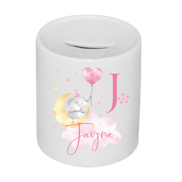 Personalised money box girl