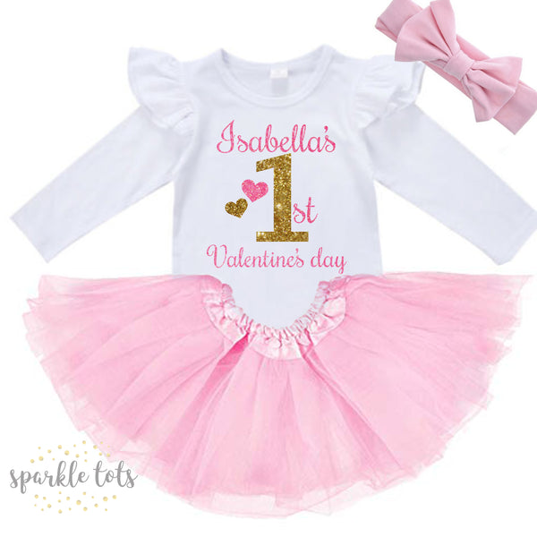 baby girl valentines day outfit 