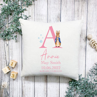 Rabbit Design Baby Cushion, perfect for adding a touch of whimsy to your baby's nursery. Crafted with softness in mind, this adorable cushion brings comfort and charm to the space. A delightful addition to create a cozy and inviting atmosphere.