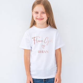 Flower girl t-shirt