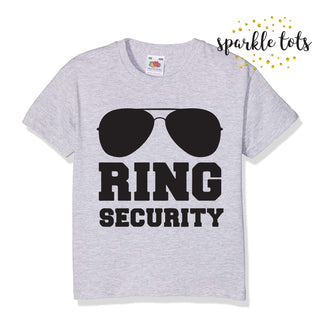 Ring Security, Ring Bearer Shirt, Ring Security Shirt,
