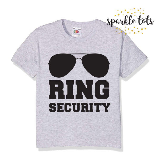 Ring Security, Ring Bearer Shirt, Ring Security Shirt,