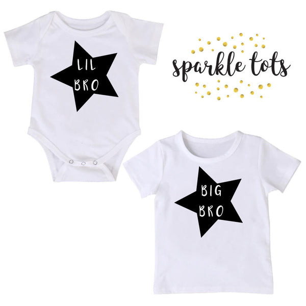 Big Brother T-Shirt & Little Brother Baby Grow