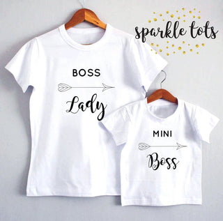 Mother daughter matching outfits, mom and daughter matching outfits shirts, mum daughter matching shirts, mommy and me outfits, mini boss