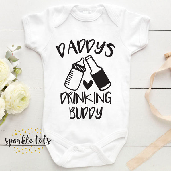 Daddy's Drinking Buddy Baby Grow