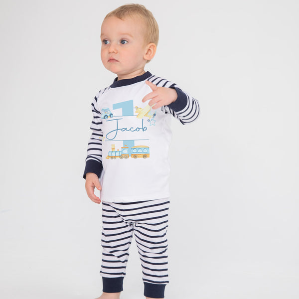 Personalised Boys Birthday Pyjamas