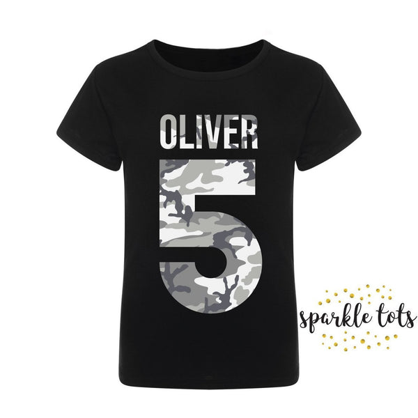 Personalised Boys Birthday Shirt