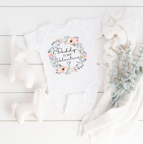 Personalised Girls Valentine's Day T-Shirt with custom name
