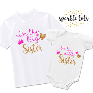 Personalised Sibling Outfits for Baby Shower
