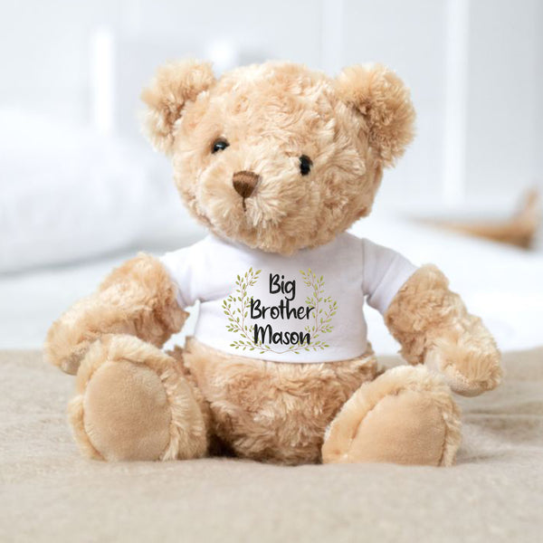 Personalised Teddy Bear and Custom T Shirt Set