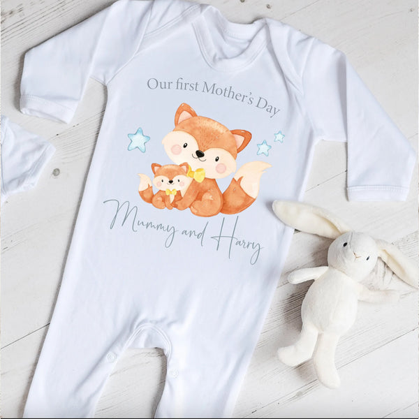 Our first Mother's Day sleepsuit