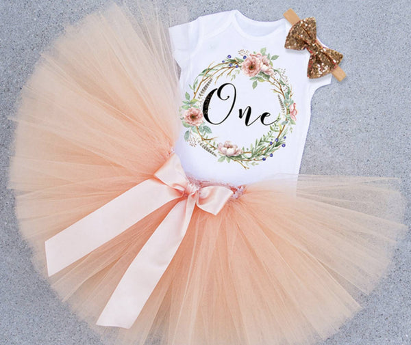 Girls 1st Birthday Outfit