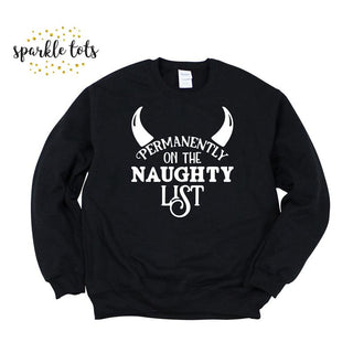 Permanently on the naughty list jumper