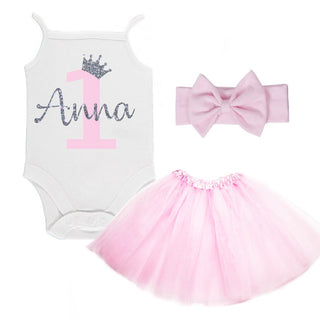 Girls 1st birthday tutu outfit