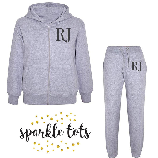 Kids Classic Initial Tracksuit Personalised Kids Initial Tracksuit, Girls Boys initial tracksuit, Kids personalised clothing, Toddler initial tracksuit, baby initial