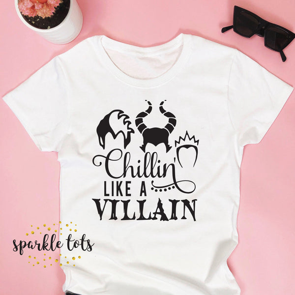 ladies halloween shirt | Chillin like a villain